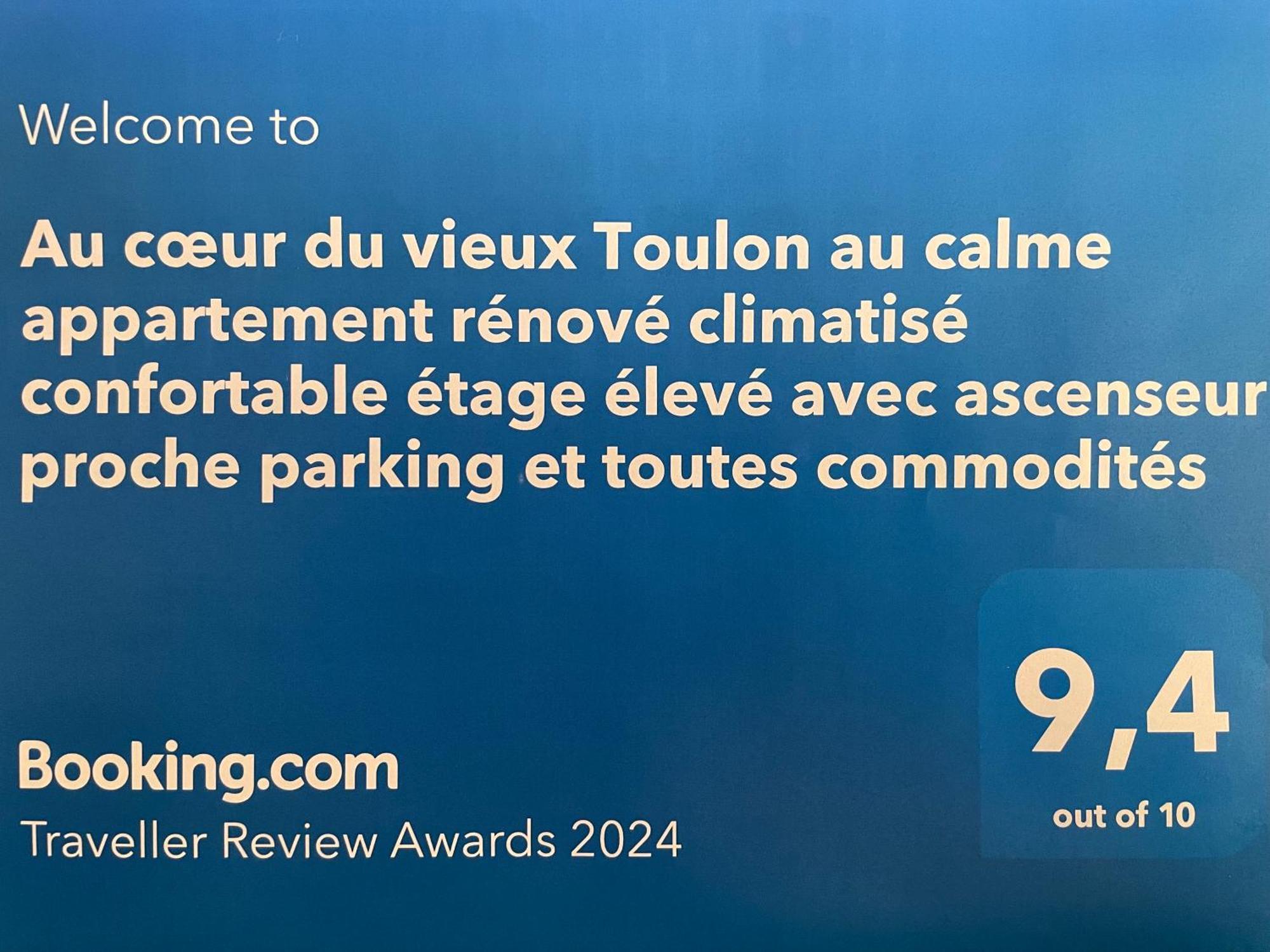 Au Coeur Du Vieux Toulon Au Calme Appartement Renove Climatise Confortable Etage Eleve Avec Ascenseur Proche Parking Et Toutes Commodites Bagian luar foto